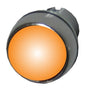 Allen Bradley 800FM-LF0 orange illuminated metal pushbutton
