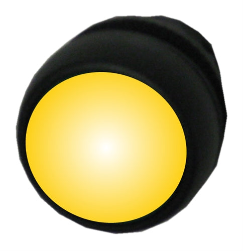 Allen Bradley 800FP-LFA5 yellow illuminated plastic pushbutton