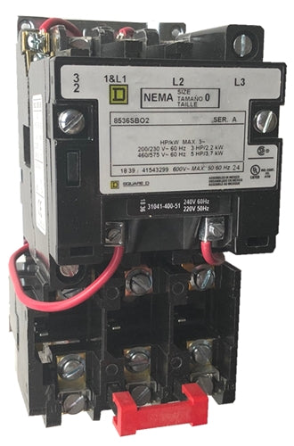 Square D 8536SBO2V03 NEMA Starter