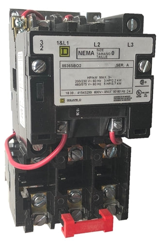 Square D 8536SBO2V08 NEMA Starter