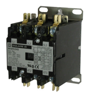 Square D 8910DPA43V14 3-pole Definite Purpose Contactor