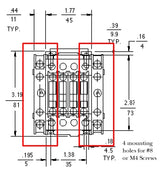 GE BCLL11 Two Pole Auxiliary block