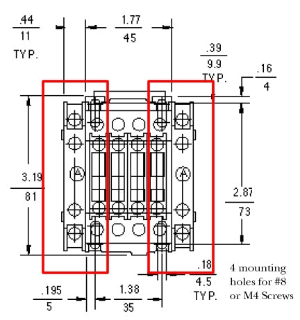 GE BCLL11 Two Pole Auxiliary block