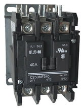 Eaton C25DNF340J 40 AMP 3-pole Definite Purpose Contactor