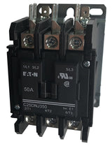 Eaton C25DNJ350A 50 AMP 3-pole Definite Purpose Contactor