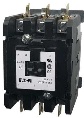 Eaton C25FNF350 50 AMP 3-pole Definite Purpose Contactor