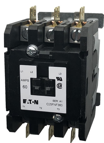 Eaton C25FNF360 60 AMP 3-pole Definite Purpose Contactor