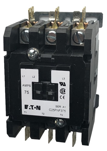 Eaton C25FNF375 75 AMP 3-pole Definite Purpose Contactor