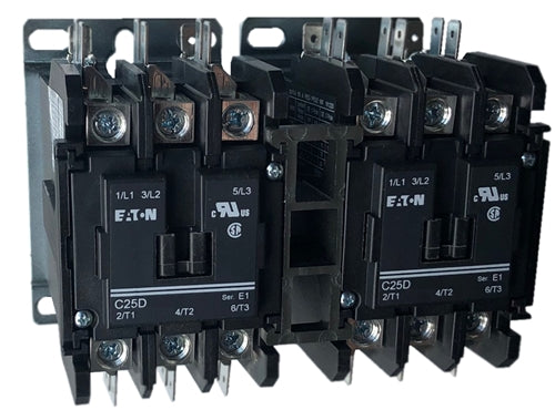 Eaton C65DNF340T 3 pole Definite Purpose Reversing Contactor set