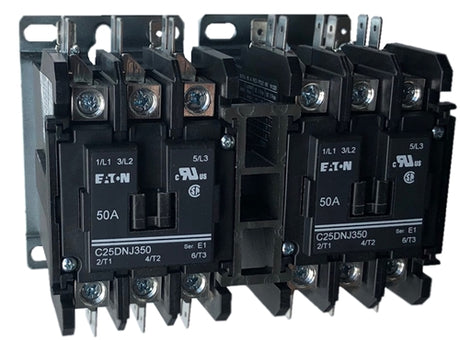 Eaton C65DNJ350A 3 pole Definite Purpose Reversing Contactor set
