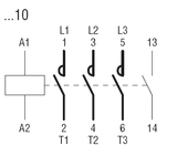 Sprecher and Schuh CA7-16-10-24Z 3 pole 16 AMP contactor