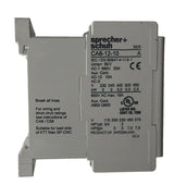 Sprecher and Schuh CA8-12-10 3 pole 12 AMP miniature contactor