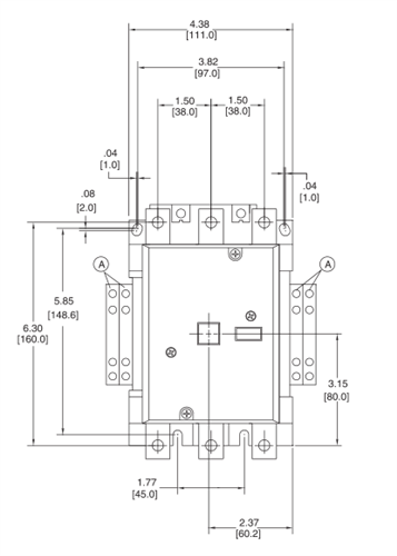 GE CK75CE311J 3 pole UL/CE IEC rated contactor