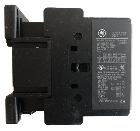 GE CL00A310TF 3 pole UL/CE IEC rated contactor