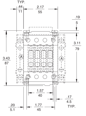 GE CL04D310M 3 pole UL/CE IEC rated contactor
