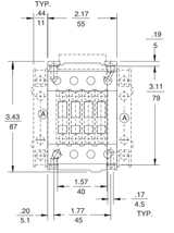 GE CL04D310M 3 pole UL/CE IEC rated contactor