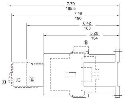 GE CL04D310MD 3 pole UL/CE IEC rated contactor