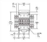 GE CL06A300MF 3 pole UL/CE IEC rated contactor