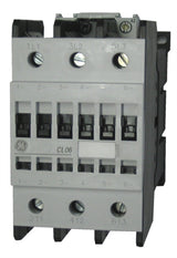 GE CL06E300M 3 pole UL/CE IEC rated contactor with electronic coil