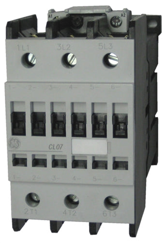 GE CL07E300M 3 pole UL/CE IEC rated contactor with electronic coil
