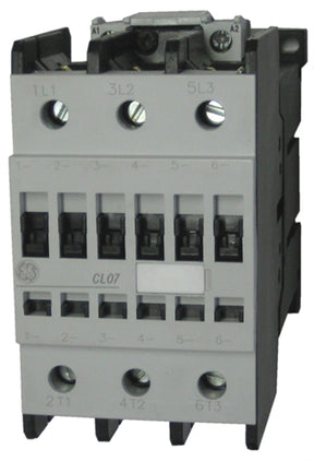 GE CL07E300MJ 3 pole UL/CE IEC rated contactor with 110 volt electronic coil