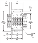 GE CL08A300MF 3 pole UL/CE IEC rated contactor