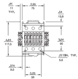 GE CL10A300MS 3 pole UL/CE IEC rated contactor