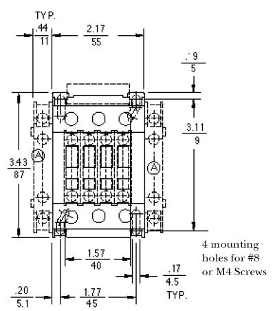 GE CL45A300M 3 pole UL/CE IEC rated contactor