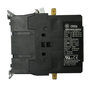 GE CR553AB3AAA 3 pole 25 AMP 120 volt Definite Purpose contactor
