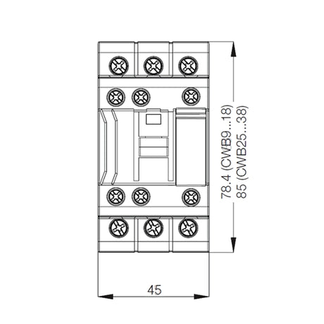 WEG CWB9-11-30D25 contactor