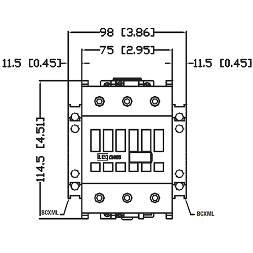 WEG CWM105 contactor