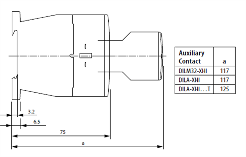Moeller DILA-XHI22 auxiliary contact block