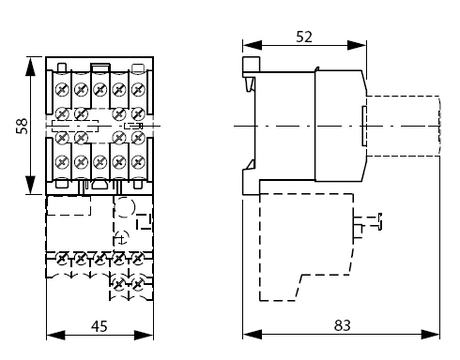 Eaton Moeller DILEM-01 miniature contactor
