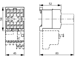 Eaton Moeller DILER-31-G miniature relay