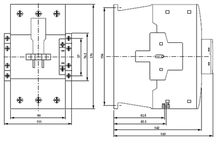 Moeller DILM115 24 volt 3 pole contactor