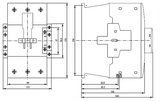 Moeller DILM80 24 volt DC 3 pole 80 AMP contactor