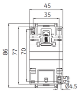 GE EC25A 11E 25 AMP contactor