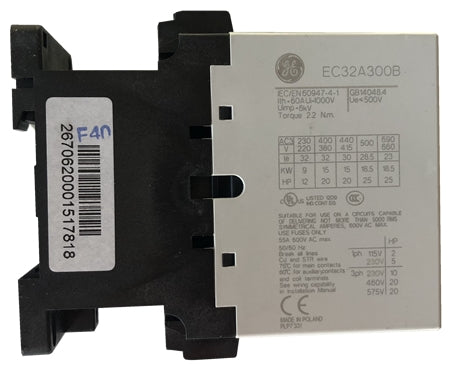 GE EC32A300B024 32 AMP contactor