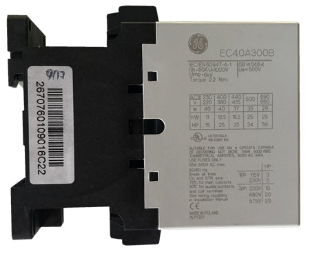 GE EC40A300B 40 AMP contactor