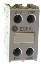 GE ECFA211S 2 pole auxiliary contact