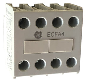 GE ECFA431S 4 pole auxiliary contact