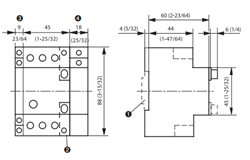 Sprecher and Schuh KT4-C2A-A40 Manual Motor Starter