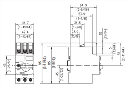 Sprecher and Schuh KTA7-25H-20A Manual Motor Protector