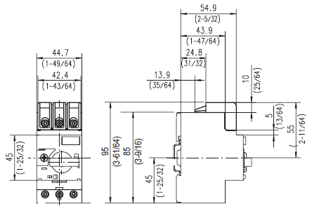 Sprecher and Schuh KTA7-25S-4.0A Manual Motor Protector