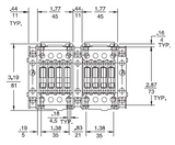 GE LAR00AL 3 pole reversing UL/CE IEC rated contactor