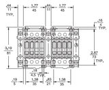 GE LAR01AL 3 pole UL/CE IEC rated reversing contactor 208 volt