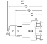 GE LAR02A1 3 pole UL/CE IEC rated reversing contactor