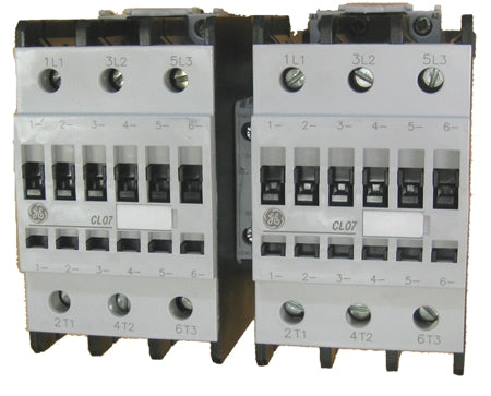 GE LAR07A 3 pole UL/CE IEC rated reversing contactor