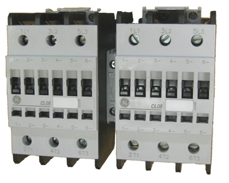 GE LAR08A 3 pole UL/CE IEC rated reversing contactor