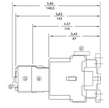 GE LAR25AJ 3 pole UL/CE IEC rated reversing contactor